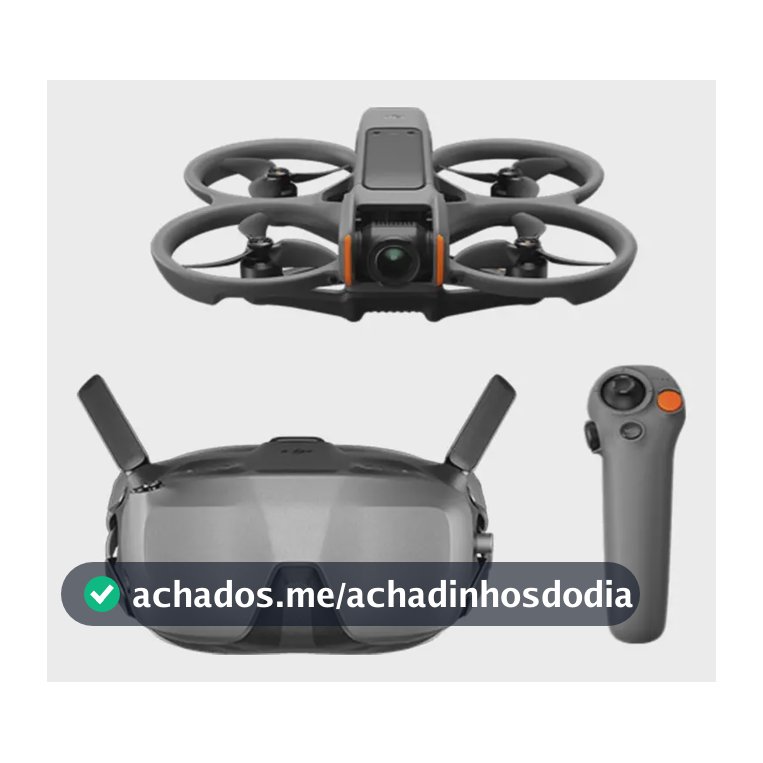 Drone Dji Avata 2 Fly Smart Combo Br - Dji073 Preto