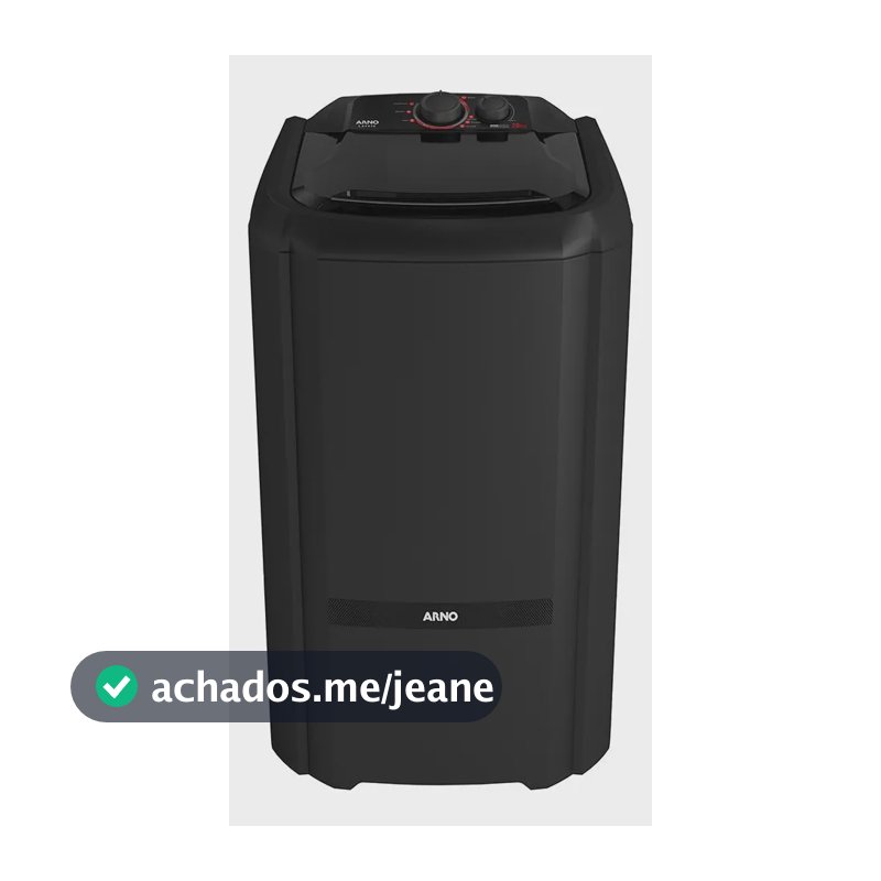 Tanquinho Arno Lavete 20kg 110v Preto