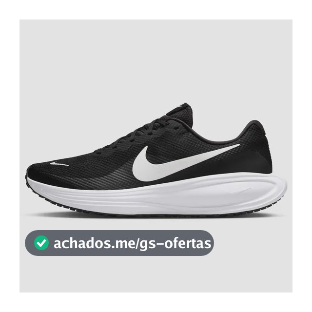 Tênis Nike Revolution 8 Masculino Preto/branco 44 Br