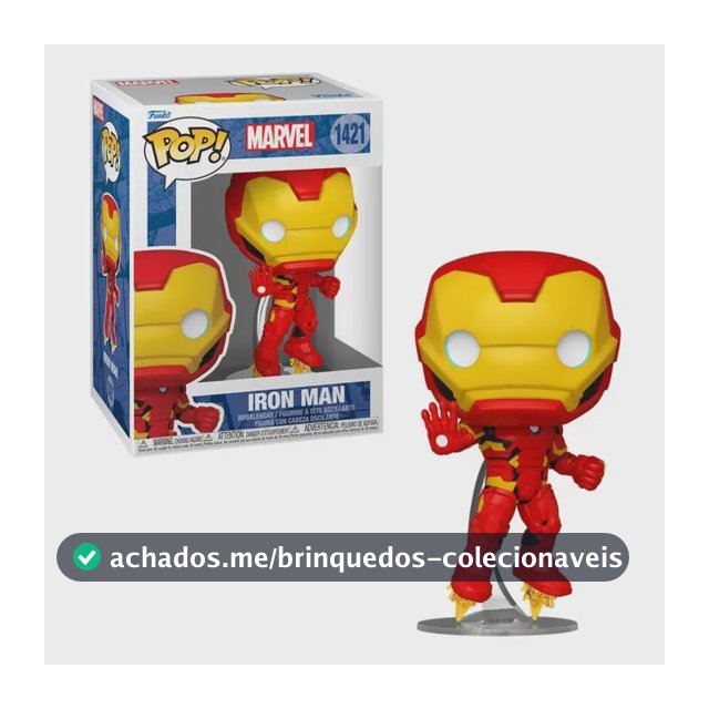 Boneco Funko Pop! Marvel Clássicos- Homem De Ferro