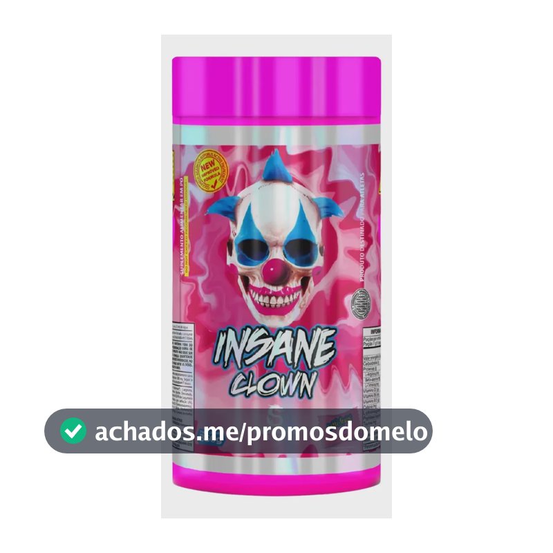 Suplemento em pó Demons Lab Beta alanina Pré Treino Insane Clown 350g Demons sabor Tutti frutti x 350g