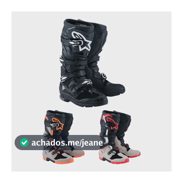 Bota Alpinestars Tech 7 Enduro Proteção Motocross Rally Moto