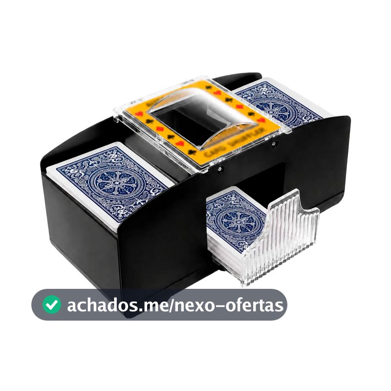 Embaralhador Automático Cartas Baralho Jogos De Mesa