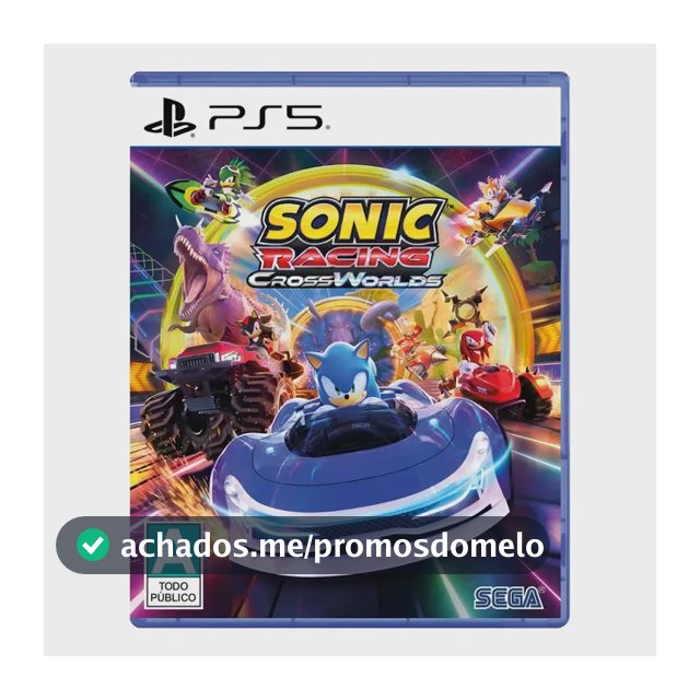Jogo Sonic Racing Crossworlds Launch Edition Ps5 Fisico