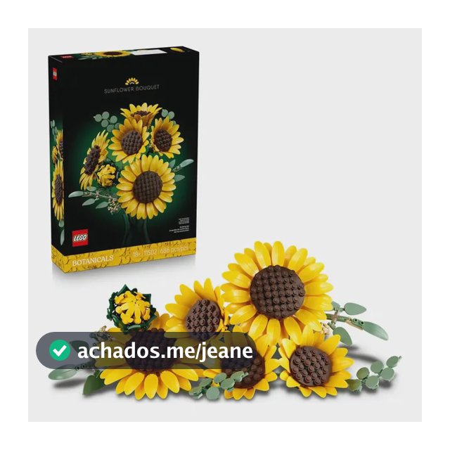 Decoração de buquê de girassol LEGO® Botanicals 11502