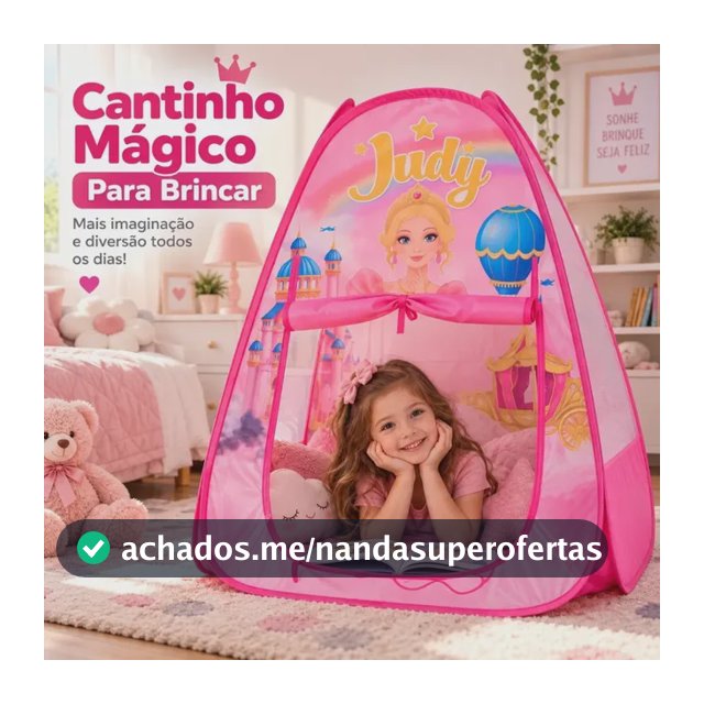 Barraca Toca Infantil Menina Cabana Tenda Princesa Criança Princesa Judy Cabaninha