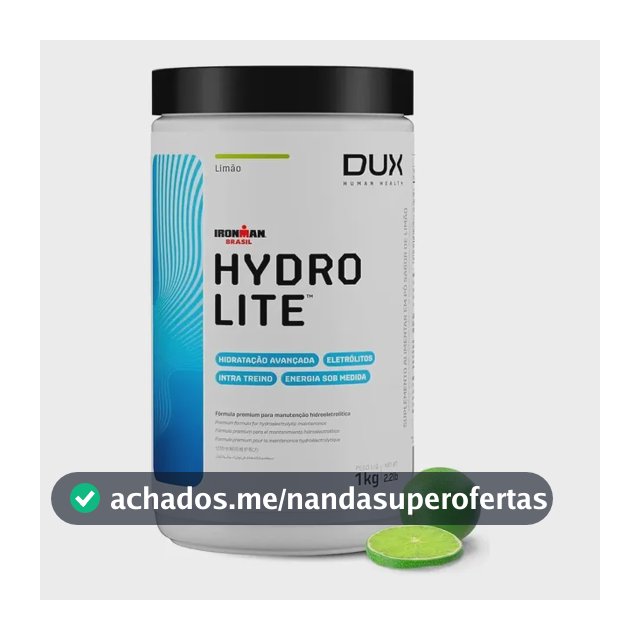 Suplemento Em Pó Dux Nutrition Hydrolite Carboidratos Sabor Limão Em Pote De 1000g Outros