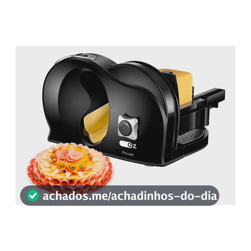 Multifatiador Oz FA4615 Fatiador Elétrico Cortador De Frios Embutidos 150W