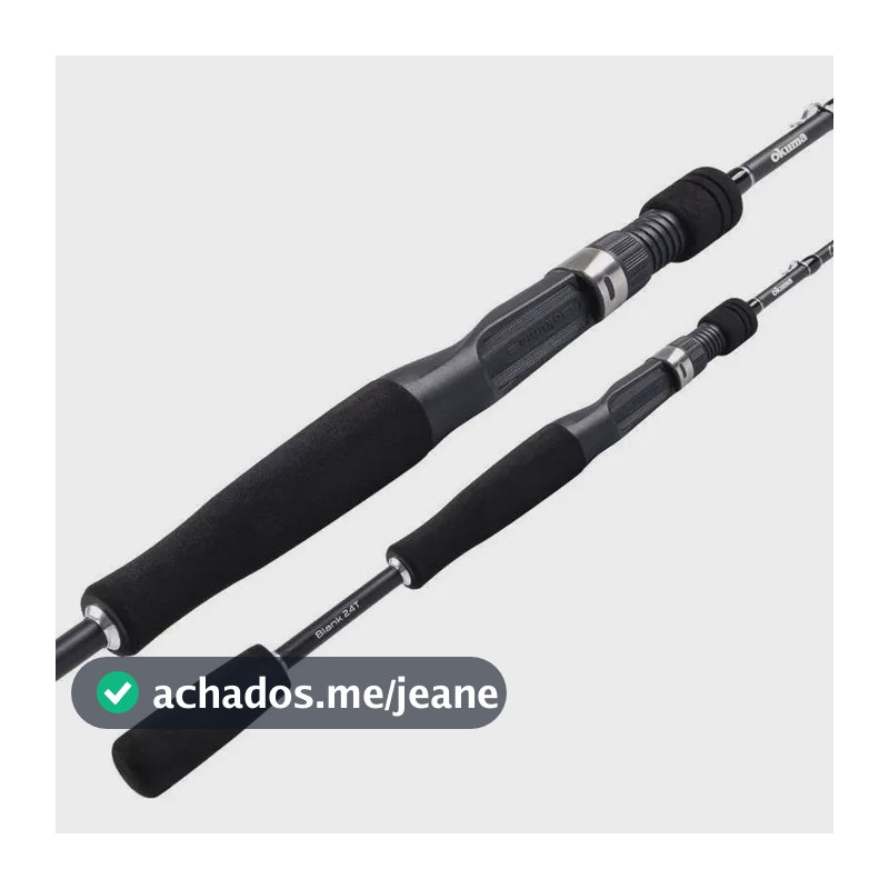Vara Okuma Wave Power 1,86m 8-17lb 2 Partes Molinete