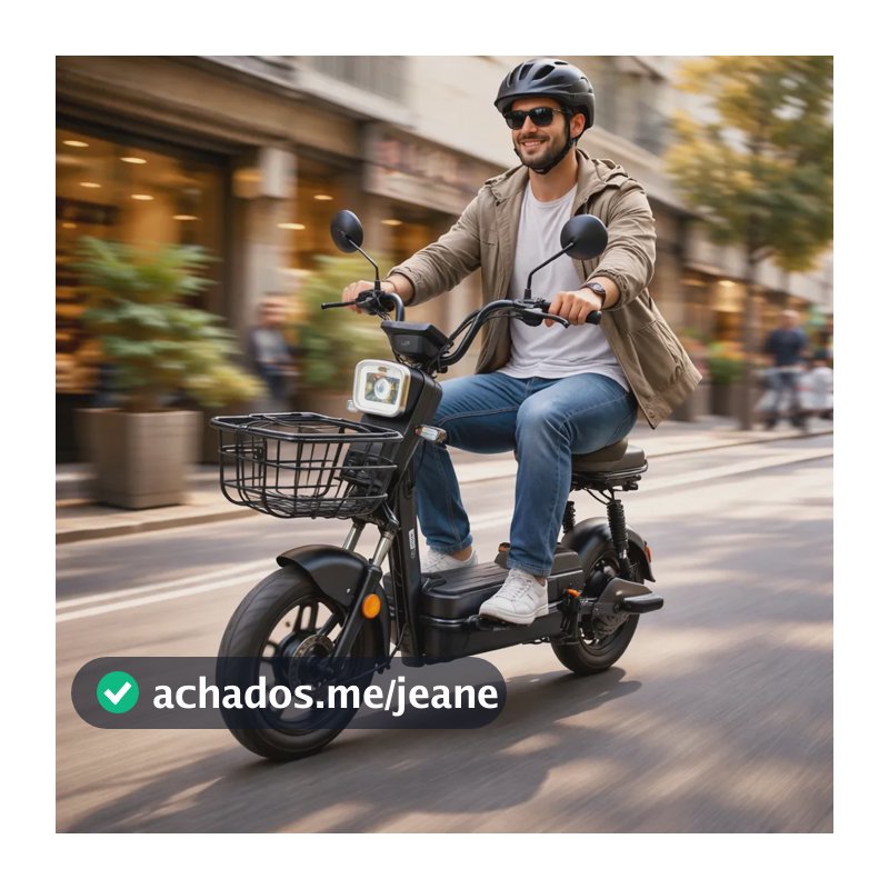 Bicicleta Elétrica Skyboard 48v-15ah-45km Nfc 2026 Novo Preto 14