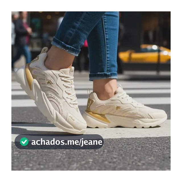 Tenis Feminino Fila Styling Sneaker Tratorado Confortavel