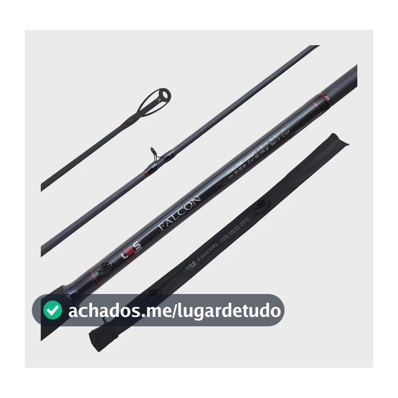 Vara Lumis Falcon 2.10m - 30lbs - Carretilha - 2 Partes