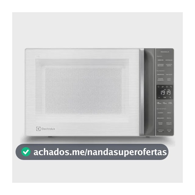 Micro-ondas Electrolux 36L Branco Efficient com Descongelamento Assistido ME36B