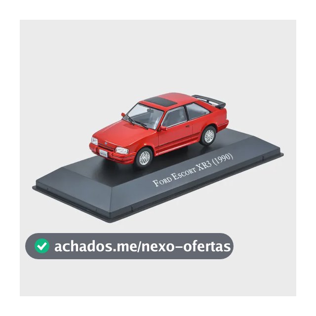 Carros Clássicos Do Brasil: Ford Escort Xr3 (1990) - Ed 23
