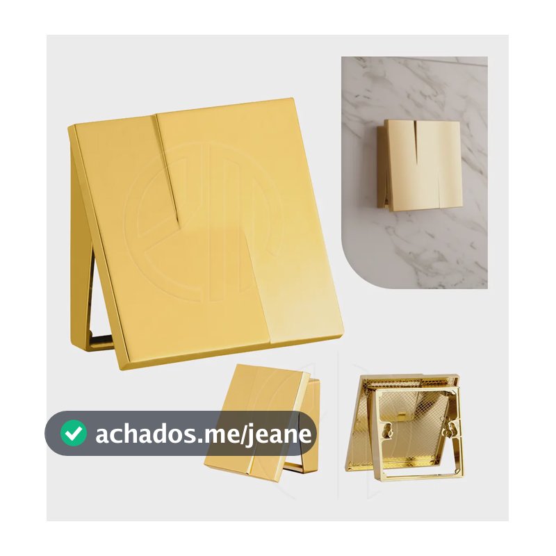 Acabamento Válvula Descarga Hydra Deca Docol Dourado Brilho