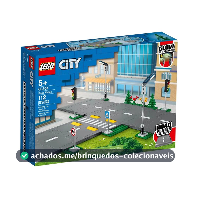 Brinquedo De Montar City Cruzamento De Avenidas Lego Quantidade de peças 112