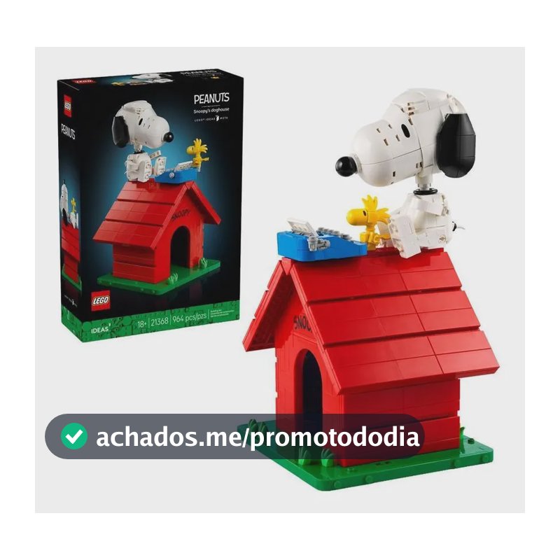 Lego Ideas Peanuts: A Casinha Do Snoopy 964