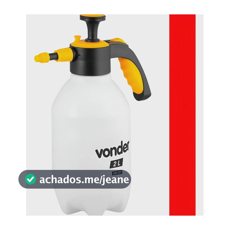 Pulverizador Manual Borrifador Spray Alta Pressão 2 Litros Branco