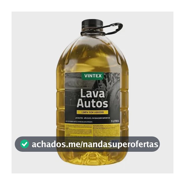 Lava Autos Vintex Vonixx 5l Shampoo Automotivo Ph Neutro