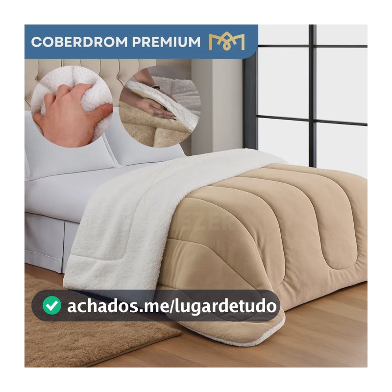 Coberdrom Cobertor Queen 1 Peça Cold 100% Poliéster
