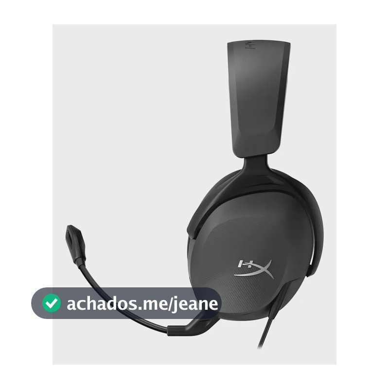Headset Gamer HyperX Cloud Stinger 2, Drivers 40mm, P3, Áudio espacial DTS, Design Leve, Preto - (683L9AA)