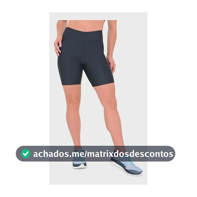 Bermuda Short Legging De Academia Feminina Basic 6 Olympikus Marinho M