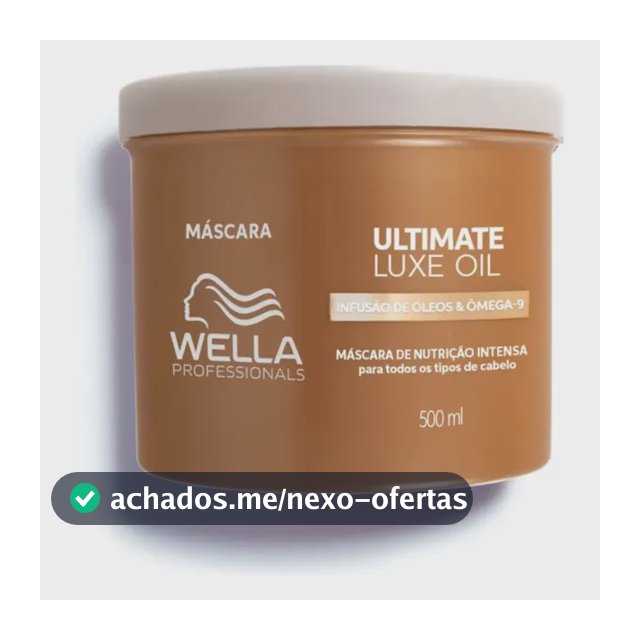 Máscara Wella Professionals Ultimate Luxe Oil 500ml