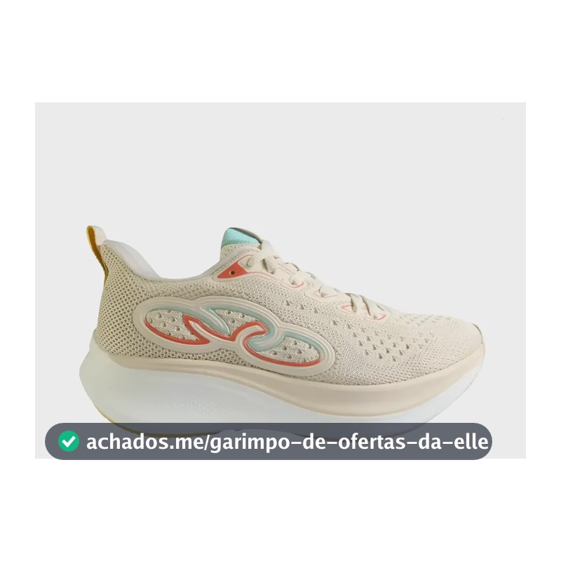 Tênis Feminino Olympikus Corrida Voa 3 Original Algoda Liso 37,0 Br