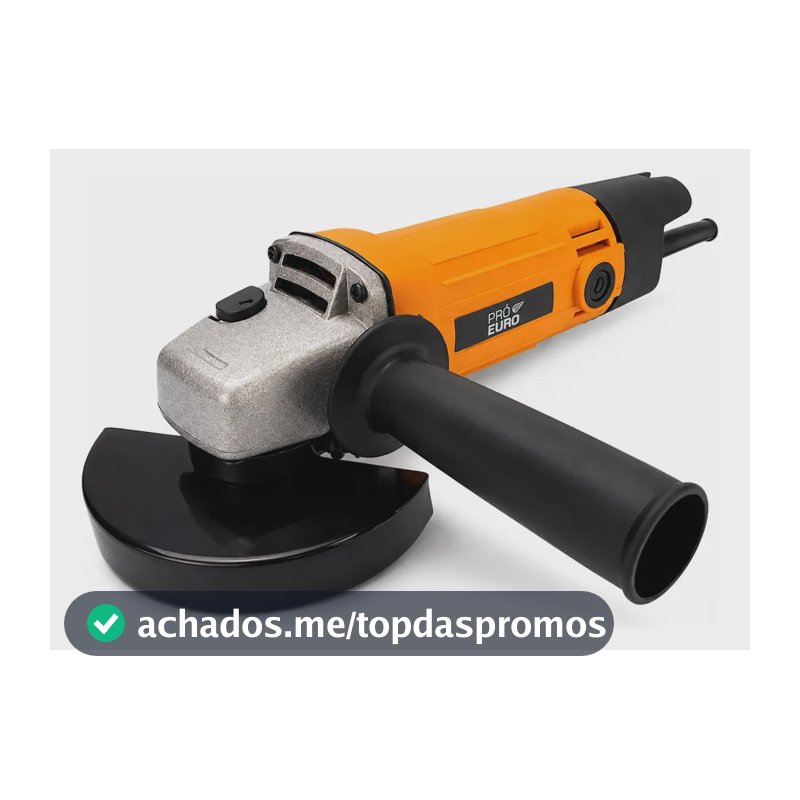 Esmerilhadeira Lixadeira Angular 720w Profissional Pró Euro Laranja 127v