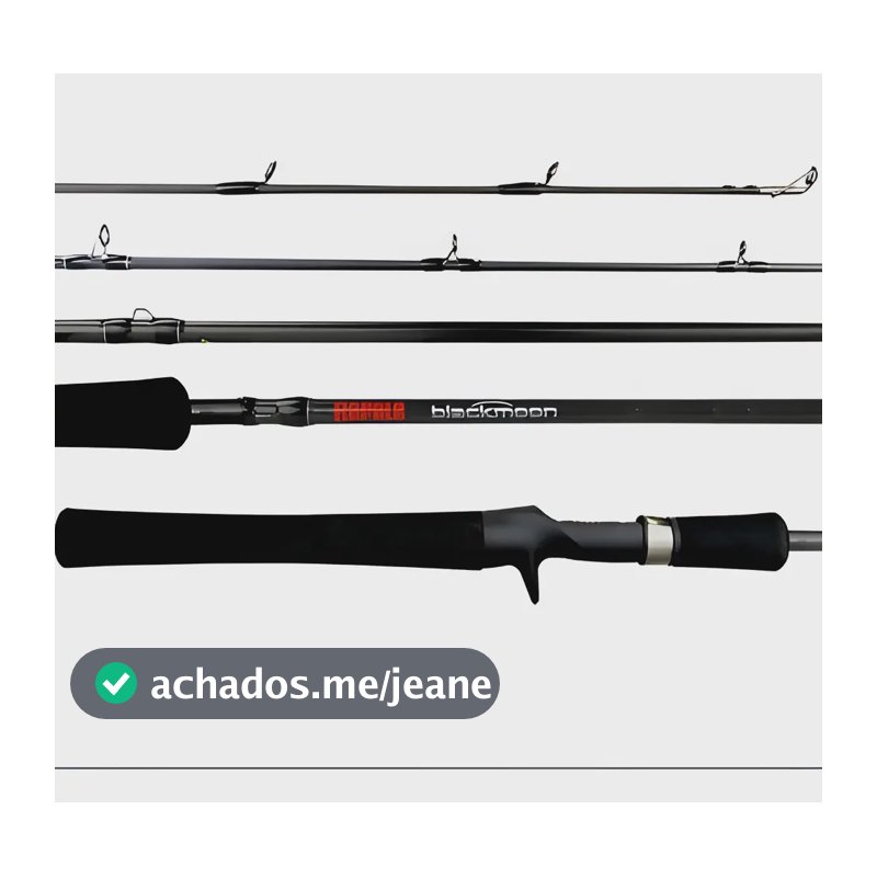 Vara Rapala Blackmoon Carretilha - 5'6 1,68m - 17-25lbs