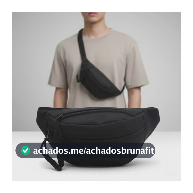 Bolsa Transversal Pochete Kingbr Impermeável Unissex Para Carnaval Shows Festivais E Viagens Shoulder Bag Tiracolo Reforçada Antifurto Bolsos Alça Ajustável Estilo Streetwear Moda Premium Preto
