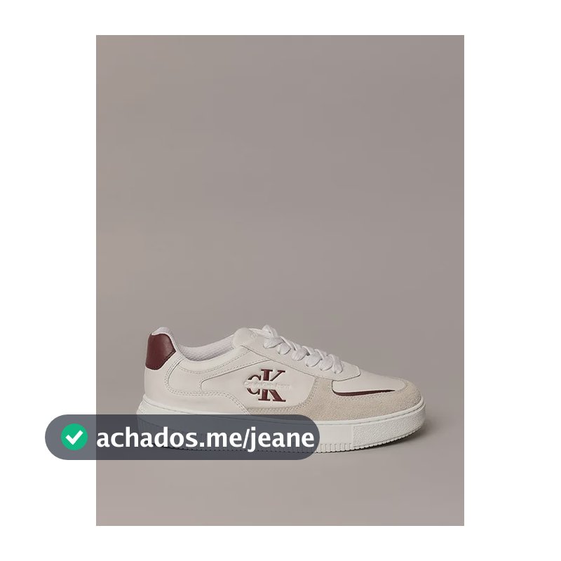 Tênis Calvin Klein Feminino Chunky Embossed Layers Branco Liso 36