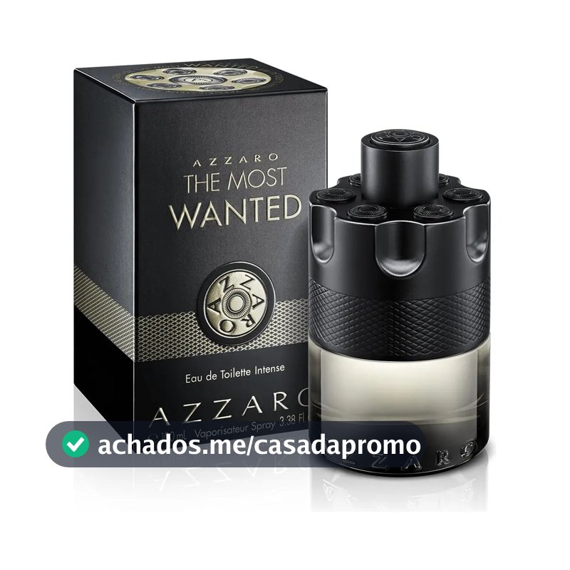 Fragrância Masculina Azzaro The Most Wanted Eau De Toilette Intense 100ml