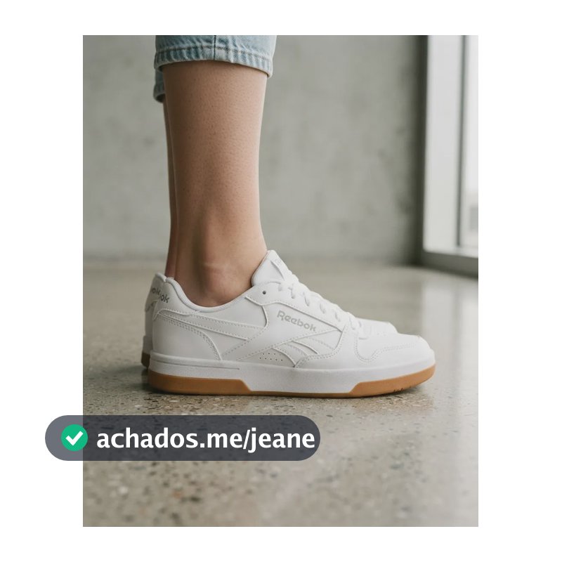 Tênis Unissex Reebok Prime Set Branco Original Branco Recortes 39 Br