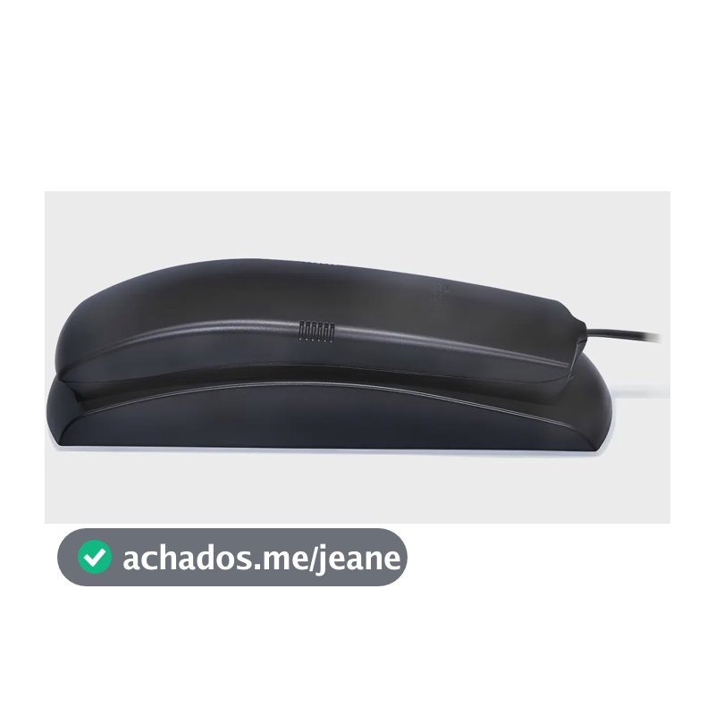 Telefone Gôndola Com Fio Tc 20 Preto Intelbras Preto