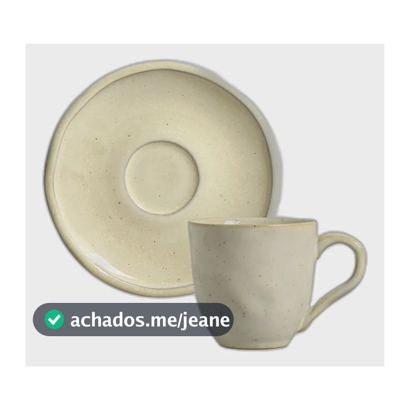 Conjunto De 12  Xícaras Com Pires De Café  Daily Shiny 70ml