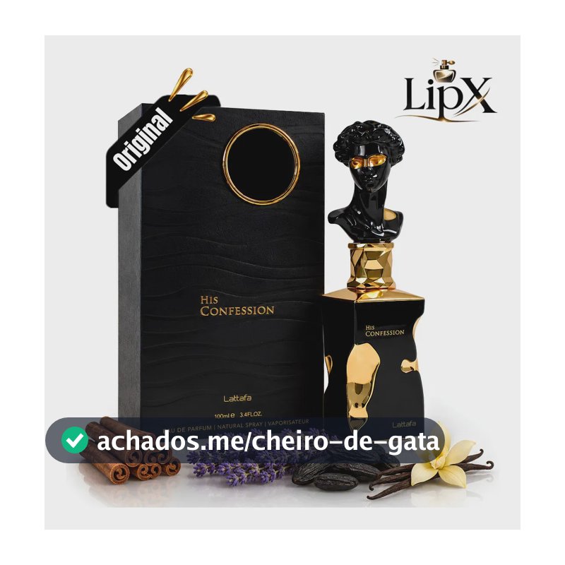 Perfume Árabe His Confession Masculino Original 100ML