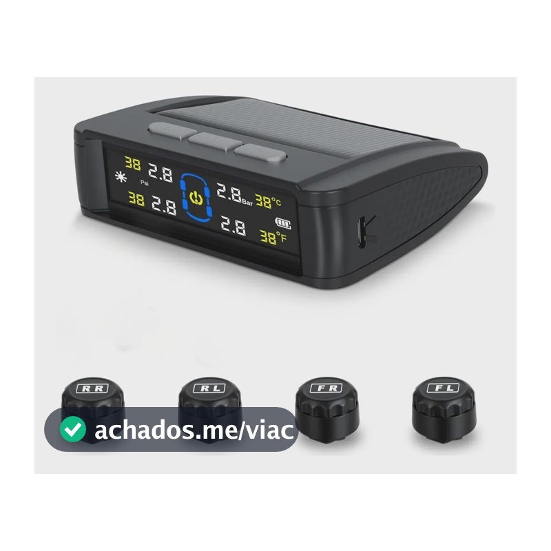 Sensor Pressão Dos Pneus Sistema De Sensor Externo