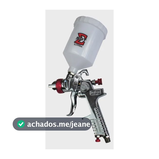 Pistola De Pintura Pneumática Bico 1.3 600ml Sgt3011b