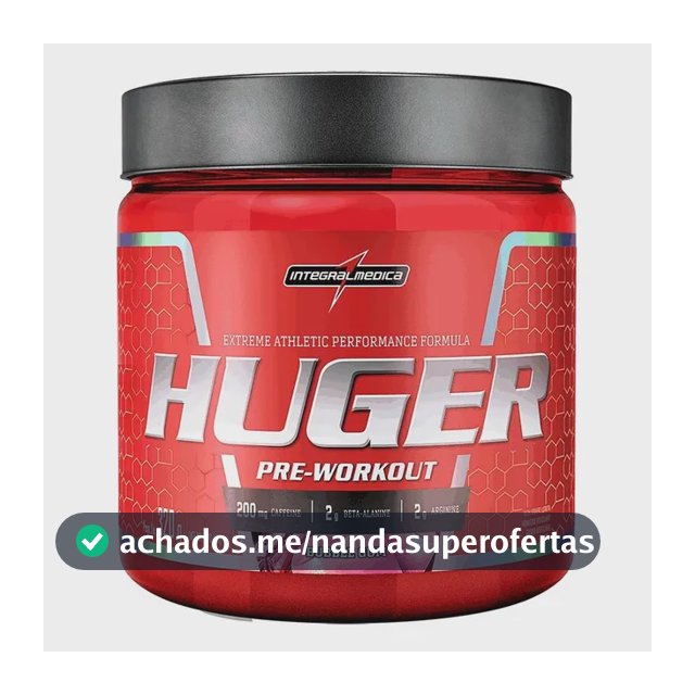 Pré-treino Huger 320g - Integralmedica