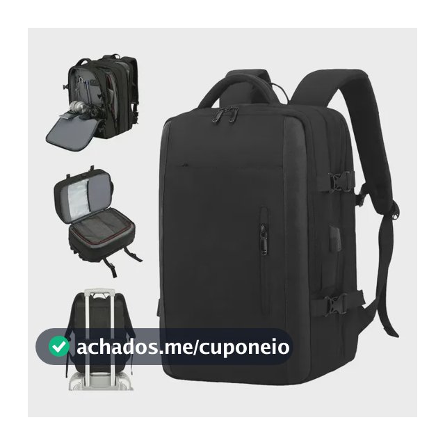Mochila Viagem Executiva Grande Notebook Feminina Masculina