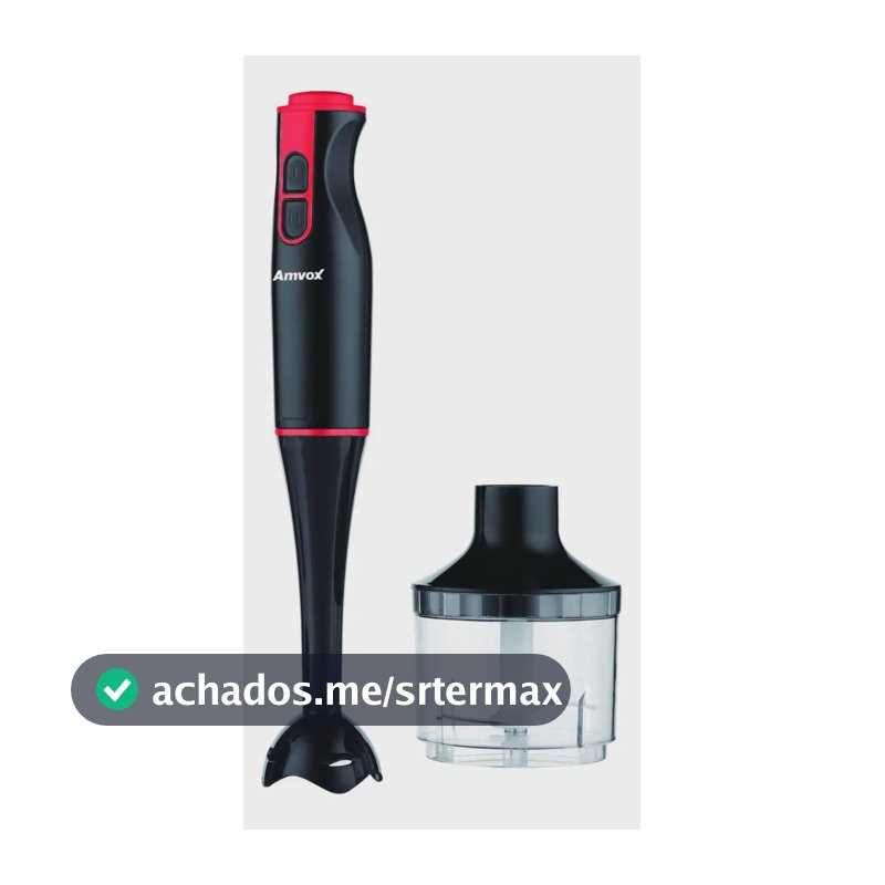 Mixer Apr 400 Lâmina De Aço 2 Velocidade 400w 220v Amvox Cor Preto