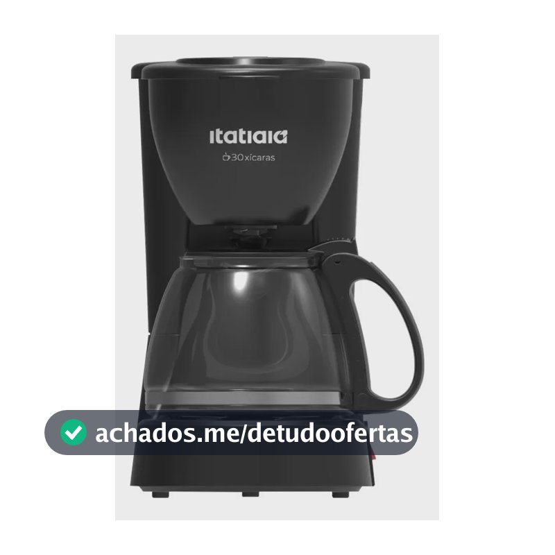 Cafeteira Elétrica Itatiaia 30 Xícaras Preto