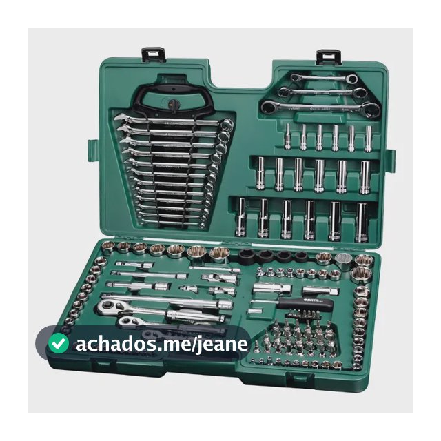 Jogo De Ferramentas 150 Peças Maleta Mecanica Profissional