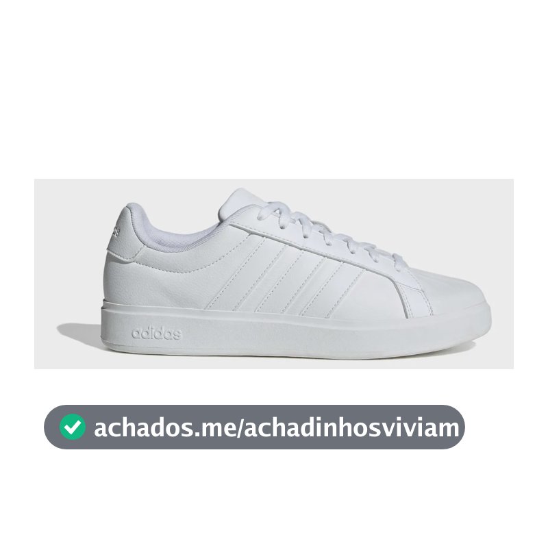 Tênis Masculino Streettalk adidas Ftwwht Ftwwht Ftwwht Liso 39 Br