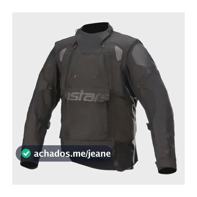 Jaqueta Alpinestars Halo Preto Impermeável