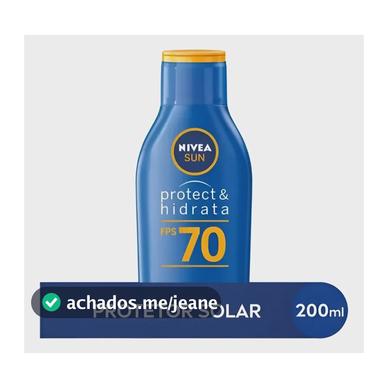 Protetor Solar Sun Protect & Hidrata Fps70 200ml Nivea