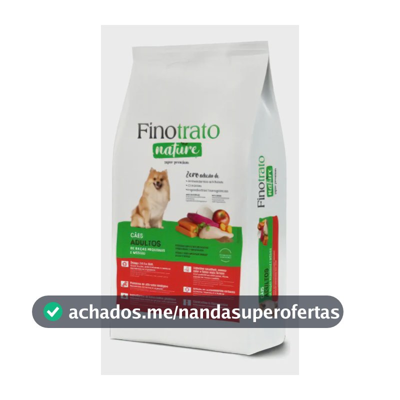 Ração Finotrato Nature Adultos Raças Pequenas E Médias 10kg