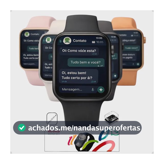 Relógio S11 Smartwatch Microwear Serie11 Gps Chatgpt Whatsap