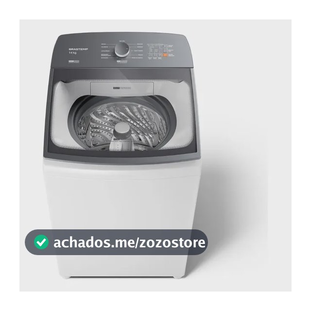Máquina de Lavar Brastemp 14Kg Branca Smart Sensor- BWJ14AB